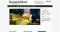 Desktop Screenshot of danceduostudio.com